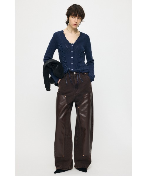 セール】LACE UP RIBBON カーディガン（カーディガン/ボレロ）｜MOUSSY