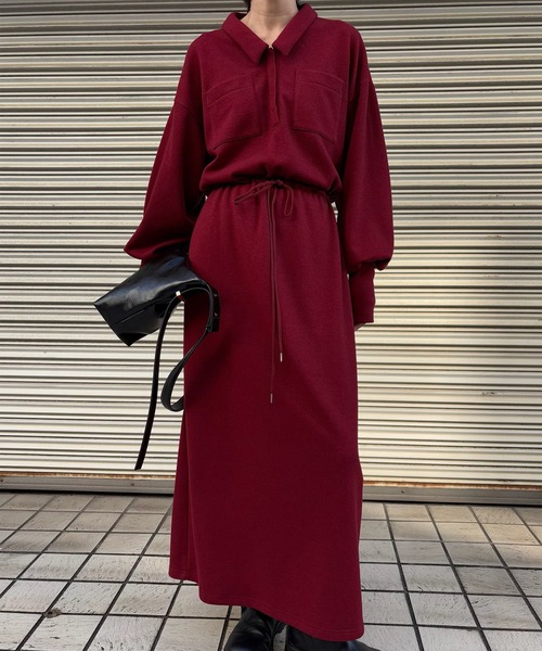 RELAX DRAWSTRING SWEAT DRESS（ワンピース）｜Ameri（アメリ）の