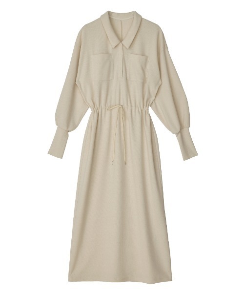 Ameri(アメリ)の「RELAX DRAWSTRING SWEAT DRESS(ワンピース・レディース・レッド/アイボリー/ブラック・SMALL/MEDIUM)」の15枚目の写真