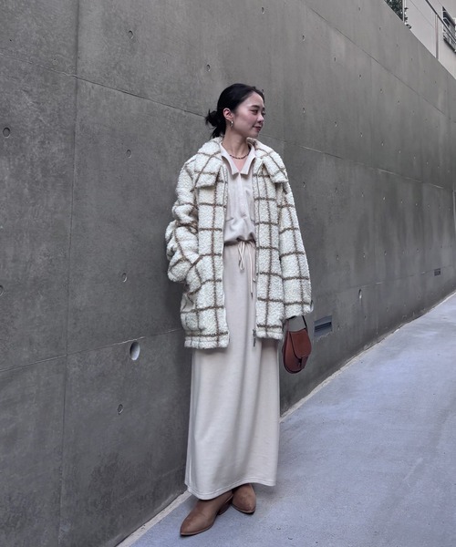 RELAX DRAWSTRING SWEAT DRESS（ワンピース）｜Ameri（アメリ）の