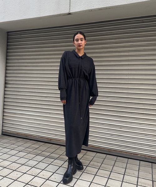 RELAX DRAWSTRING SWEAT DRESS（ワンピース）｜Ameri（アメリ）の