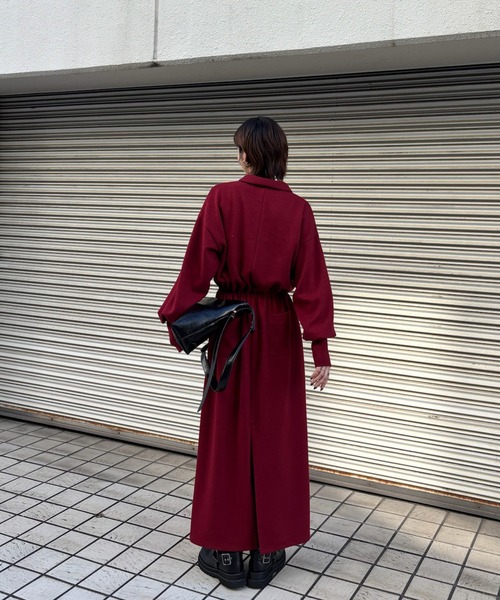 Ameri（アメリ）の「RELAX DRAWSTRING SWEAT DRESS（ワンピース）」 - WEAR