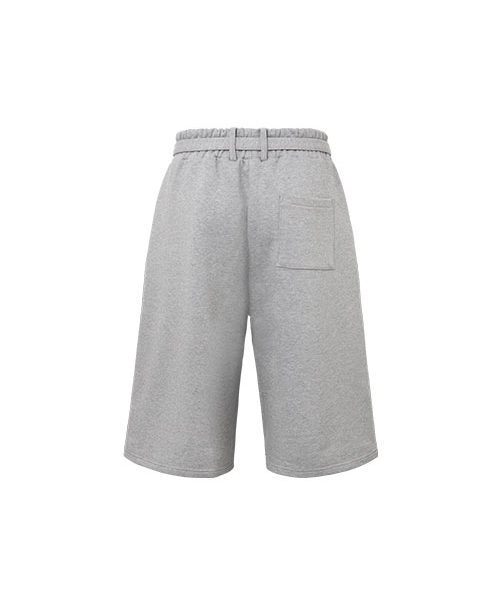 CHILLSA(チルサ)の「4-season Belted Bermuda Pants_Melange Gray(その他パンツ・レディース・ライトグレー・1/2)」の3枚目の写真