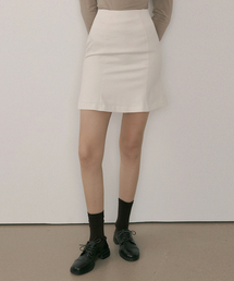 MOR BELL FLARE MINI SKIRT CREAM