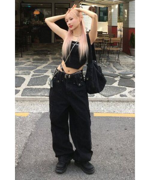 OPUS 0012(オーパス0012)の「Op. 10 KLEPTO DENIM BAG BLACK(ショルダーバッグ・レディース・その他・FREE)」の16枚目の写真
