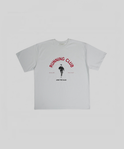 VANESSA(バネッサ)の「ランニングクラブ染色半袖Tシャツ_ホワイト(Tシャツ/カットソー・メンズ・ホワイト・FREE)」の1枚目の写真