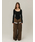 MOIFAIRE�i���C�t�F�A�j�́uCARGO LAYERED SKIRT PANTS / BROWN�i���̑��p���c�j�v�b�u���E��
