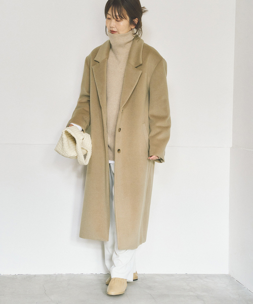 最終値下げ！BALENCIAGAベージュ チェスターコート レディース 最終値下げ！BALENCIAGAベージュ チェスターコート レディース 最終