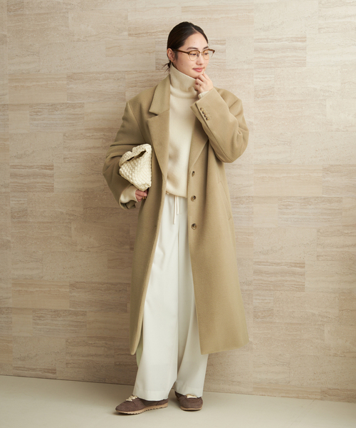 セール】WORSTED BEAVER CHESTER コート（チェスターコート）｜Plage