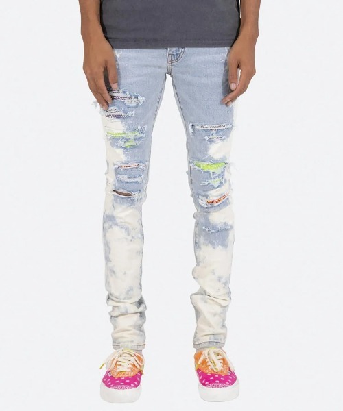 mnml/ミニマル/X409 RHINESTONE SKINNY（デニムパンツ）｜mnml