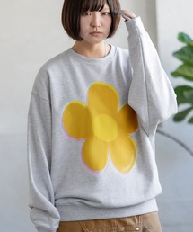 En serio TOKYO（エンソリオトーキョー）の「【SIDEWAYSTANCE】モザイクフラワー裏毛トレーナー（スウェット）」