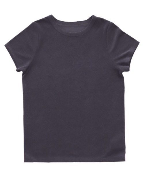 select MOCA（セレクトモカ）の「ベーシックパイルTシャツ（Tシャツ/カットソー・レディース・ブラウン/オフホワイト/チャコールグレー/グレイッシュブルー/グレイッシュベージュ/ブラック・MEDIUM/SMALL）」の18枚目の写真