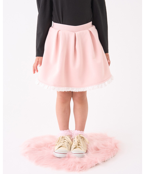 Lycee mine(リセマイン)の「【Lycee mine バレエシリーズ】【セットアップ可】タックプリーツスカート(インパン付き)(スカート・キッズ・クリーム/ベビーピンク/バイオレット/トップグレー/ライトブルー/ブラック/アイボリー・100cm/110cm/130cm/120cm/150cm/140cm)」の7枚目の写真