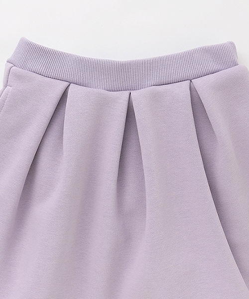 Lycee mine(リセマイン)の「【Lycee mine バレエシリーズ】【セットアップ可】タックプリーツスカート(インパン付き)(スカート・キッズ・クリーム/ベビーピンク/バイオレット/トップグレー/ライトブルー/ブラック/アイボリー・100cm/110cm/130cm/120cm/150cm/140cm)」の11枚目の写真