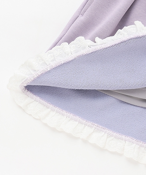 Lycee mine(リセマイン)の「【Lycee mine バレエシリーズ】【セットアップ可】タックプリーツスカート(インパン付き)(スカート・キッズ・クリーム/ベビーピンク/バイオレット/トップグレー/ライトブルー/ブラック/アイボリー・100cm/110cm/130cm/120cm/150cm/140cm)」の14枚目の写真