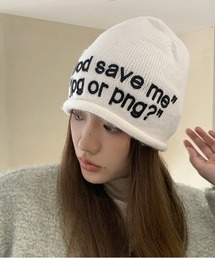 Vini（ヴィニ）の「ロゴ ニットビーニー（ニットキャップ/ビーニー）」