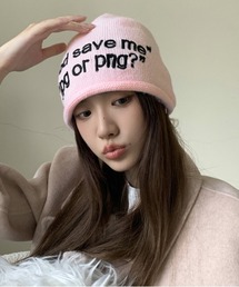 Vini（ヴィニ）の「ロゴ ニットビーニー（ニットキャップ/ビーニー）」