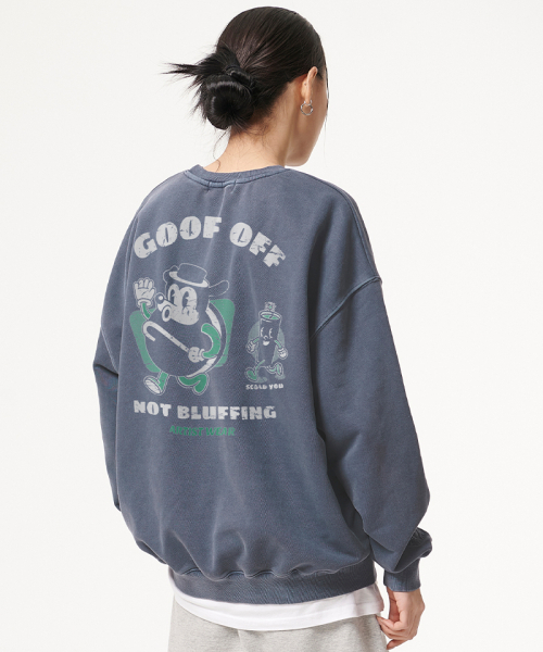 ARTISTWEAR（アーティストウェア）の「[ATW]ヴィンテージスクールピグメントマンツーマン（スウェット・レディース・レッド/ネイビー/ブラック・SMALL/MEDIUM/LARGE/X-LARGE/4XL）」の18枚目の写真