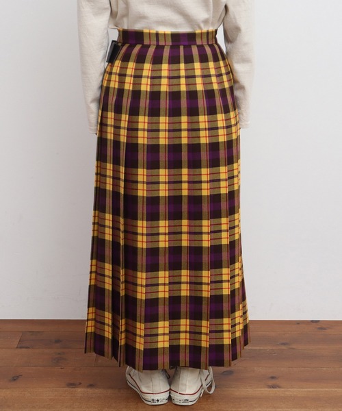 CHILD WOMAN（チャイルドウーマン）の「2/48タータンチェック キルトスカート（スカート・レディース・イエロー・36/38）」の13枚目の写真