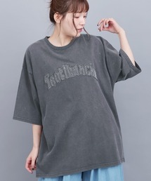 チチカカ | ロゴパッチスノーウォッシュビッグTシャツ(Tシャツ/カットソー)