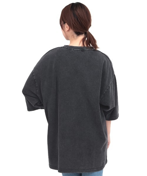 チチカカ（チチカカ）の「ロゴパッチスノーウォッシュビッグTシャツ（Tシャツ/カットソー・メンズ・チャコールグレー/ブラック・FREE）」の12枚目の写真