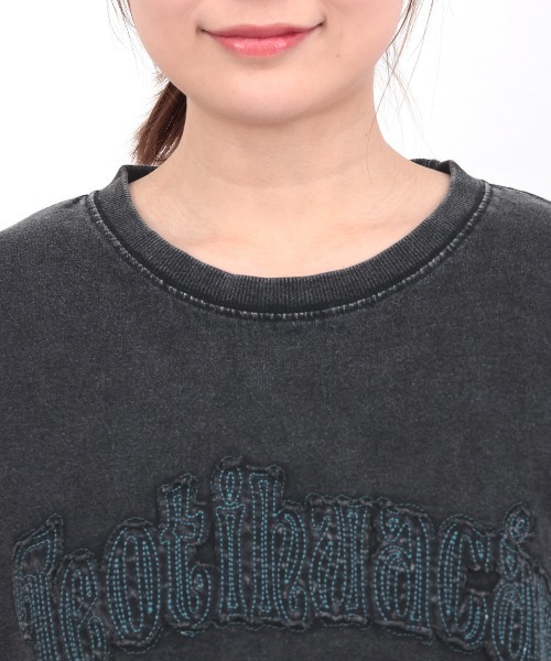 チチカカ（チチカカ）の「ロゴパッチスノーウォッシュビッグTシャツ（Tシャツ/カットソー・メンズ・チャコールグレー/ブラック・FREE）」の13枚目の写真