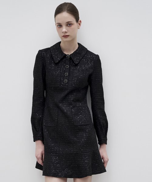 JULIY&CALLA(ジュリー&カラー)の「23FWカラー77コレクターアレクサンダーワンピースブラック(ワンピース・レディース・その他・SMALL/MEDIUM)」の1枚目の写真