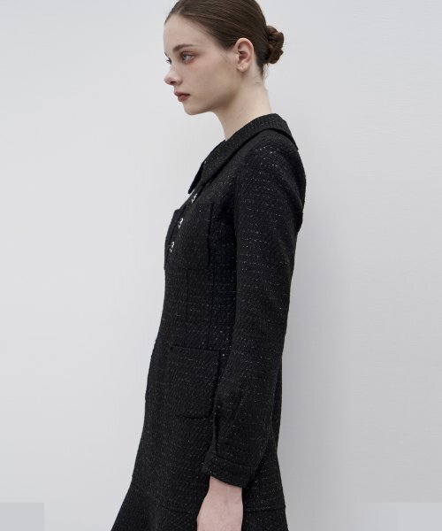 JULIY&CALLA(ジュリー&カラー)の「23FWカラー77コレクターアレクサンダーワンピースブラック(ワンピース・レディース・その他・SMALL/MEDIUM)」の4枚目の写真