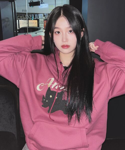 ambler(エムブラー)の「ブラックキャット 男女共用 フードパーカー AHP1114 (ブラック)(パーカー・レディース・その他・S/M/L)」の10枚目の写真