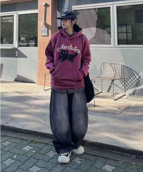 ambler(エムブラー)の「ブラックキャット 男女共用 フードパーカー AHP1114 (ブラック)(パーカー・レディース・その他・S/M/L)」の13枚目の写真
