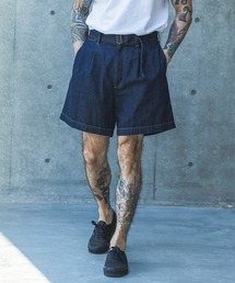RINSE WASH 8oz DENIM / BELTED SHORTS /M261132