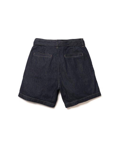 MR.OLIVE（ミスターオリーブ）の「RINSE WASH 8oz DENIM / BELTED SHORTS /M261132（デニムパンツ・メンズ・ナチュラル/ブラック/インディゴブルー・MEDIUM/LARGE）」の9枚目の写真