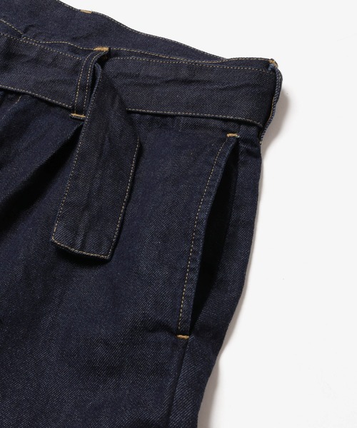 MR.OLIVE（ミスターオリーブ）の「RINSE WASH 8oz DENIM / BELTED SHORTS /M261132（デニムパンツ・メンズ・ナチュラル/ブラック/インディゴブルー・MEDIUM/LARGE）」の12枚目の写真