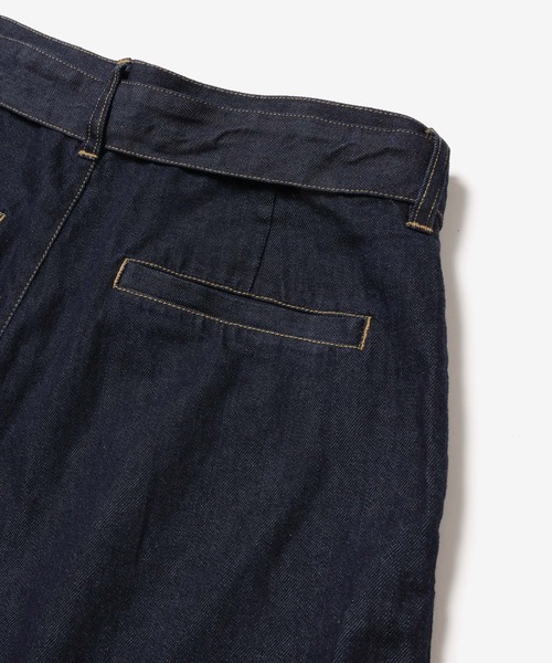 MR.OLIVE（ミスターオリーブ）の「RINSE WASH 8oz DENIM / BELTED SHORTS /M261132（デニムパンツ・メンズ・ナチュラル/ブラック/インディゴブルー・MEDIUM/LARGE）」の13枚目の写真