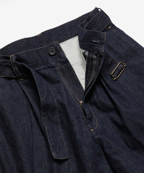 MR.OLIVE（ミスターオリーブ）の「RINSE WASH 8oz DENIM / BELTED SHORTS /M261132（デニムパンツ・メンズ・ナチュラル/ブラック/インディゴブルー・MEDIUM/LARGE）」の15枚目の写真
