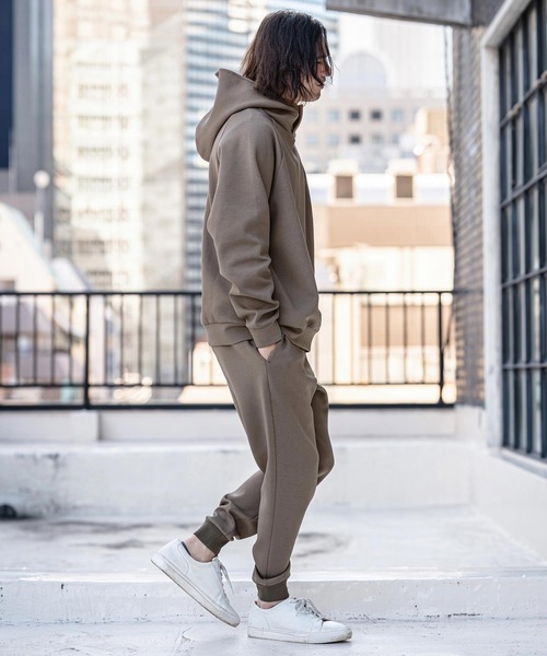 CAMBIO(カンビオ)の「mpa4038-Cardboard Knit One Arm Pull Parka パーカー(S63726cmb)(パーカー・メンズ・ブラック/グレー/グレイッシュベージュ/チャコール・S/M/L)」の19枚目の写真