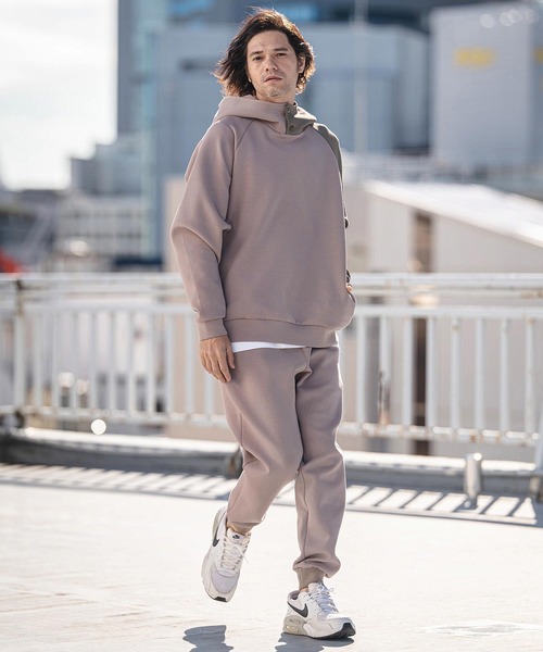 CAMBIO(カンビオ)の「mpa4038-Cardboard Knit One Arm Pull Parka パーカー(S63726cmb)(パーカー・メンズ・ブラック/グレー/グレイッシュベージュ/チャコール・S/M/L)」の22枚目の写真