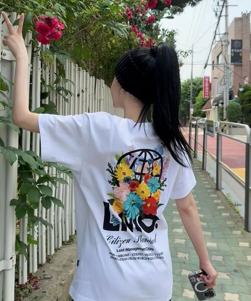 LMCの「FLOWER GARDEN TEE white(Tシャツ/カットソー・レディース・その他・S/M/L/XL)」の10枚目の写真
