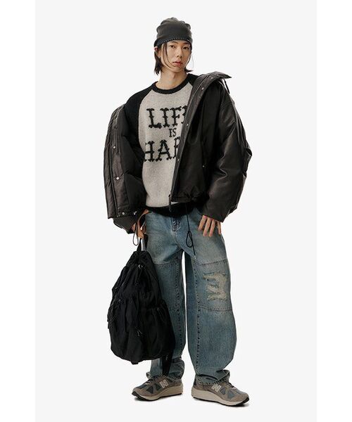 THEVINYLHOUSE（ザバイニルハウス）の「MOHAIR JACQUARD SWEATER CREAM (VH2DFUK604A)（ニット/セーター・メンズ・その他・S/M/L）」の5枚目の写真