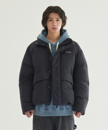 ノンキルティングショートパファー ブラック