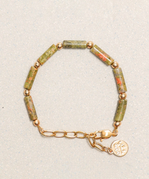 TOWTOW ARCHIVE（トウトウアーカイブ）の「ガルテンブレスレットウナカイトグリーン（ブレスレット）」