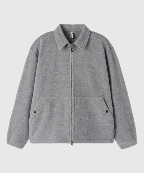 TIMELESS SPORTSWEAR(タイムレススポーツウェア)の「Fleece Zip-up Swing Top Melange Grey(その他アウター・メンズ・その他・1/2/3)」の1枚目の写真