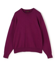 CABaN キャバン ニット・セーター S 紫 【古着】【中古】【送料無料】 CABaN（キャバン） セーター ニット コットンカシミヤ クルーネック