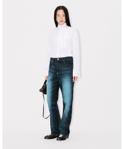 KENZO（ケンゾー）の「オーバーサイズ ボウ シャツ イン コットン（シャツ/ブラウス・レディース・ホワイト系その他・36）」の5枚目の写真