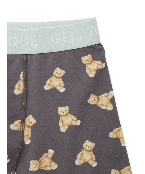 gelato pique(ジェラートピケ)の「【HOMME】ベア柄ボクサーパンツ(ボクサーパンツ・メンズ・ダークグレー・L/M)」の7枚目の写真