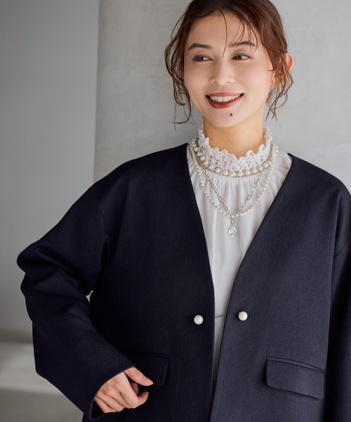 studio CLIP(スタディオクリップ)の「パールコイン3セットネックレス(ネックレス・レディース・その他2/その他1・FREE)」の7枚目の写真