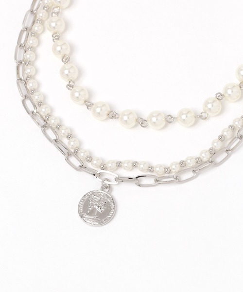 studio CLIP(スタディオクリップ)の「パールコイン3セットネックレス(ネックレス・レディース・その他2/その他1・FREE)」の13枚目の写真