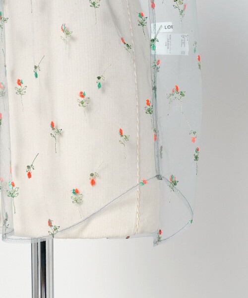 LOEFF（ロエフ）の「＜LOEFF＞フラワー チュール シャツ（シャツ/ブラウス・レディース・グレー・FREE）」の13枚目の写真