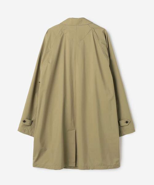 SEDAN ALL-PURPOSE（セダンオールパーパス）の「SEDAN ALL-PURPOSE | ナイロン クラシックバルカラーコート MEN（ステンカラーコート・メンズ・カーキ/ブラック・L/XL）」の4枚目の写真