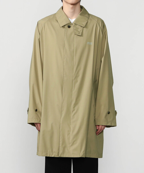 SEDAN ALL-PURPOSE（セダンオールパーパス）の「SEDAN ALL-PURPOSE | ナイロン クラシックバルカラーコート MEN（ステンカラーコート・メンズ・カーキ/ブラック・L/XL）」の12枚目の写真